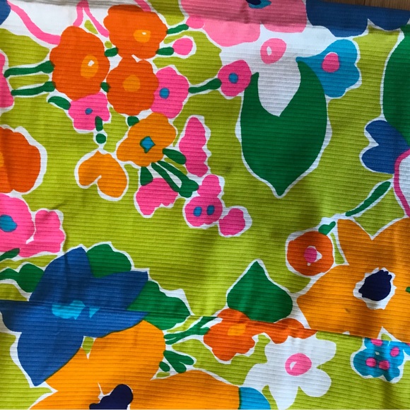 1970’s Floral Cloth Garment Bag, Vintage, hippy, retro - Picture 5 of 7